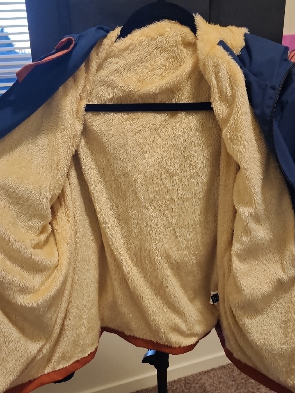 NASA Men's Navy and Orange Hooded Jacket Or Womens - Picture 2 of 4
